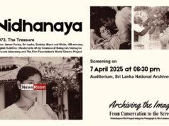 News Room : First time in Sri Lanka: 4K Restoration of Nidhanaya to be screened at National Archives – The Island