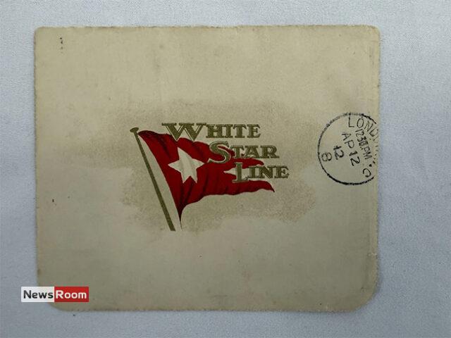 News Room : Letter written before Titanic sinks sells for