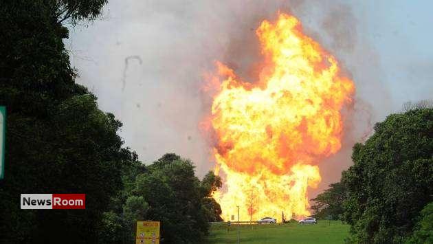 News Room : Petronas gas pipeline bursts to spark massive
