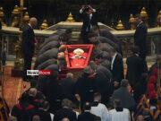 News Room : Pope Francis’ coffin arrives at St. Peter’s Basilica ahead of funeral News Room Pope Francis coffin arrives at St Peters