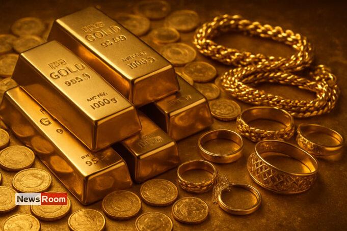 News Room : Profit-booking pushes gold to all-time high