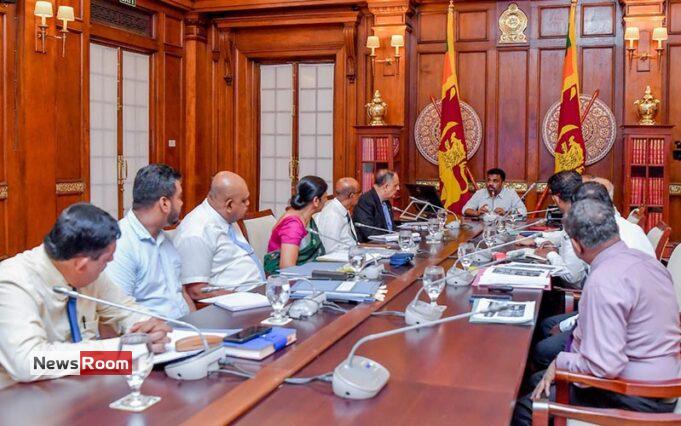 News Room : President directs officials to promptly renovate the canals and drainage system in Colombo
