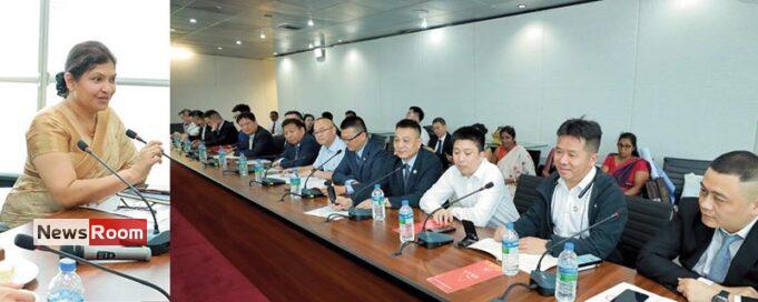 News Room : Private sector-led China International Chamber of Commerce seeks investment opportunities with BOI – The Island