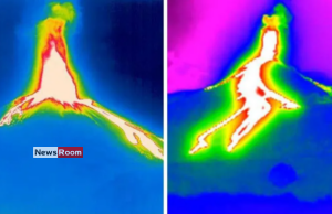 News Room Mount Etna erupts as large plumes rise