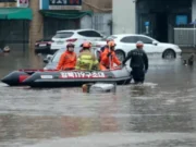 News Room : Four dead, 1,300 evacuated as heavy rains hit South Korea News Room Four dead 1300 evacuated as heavy rains.webp