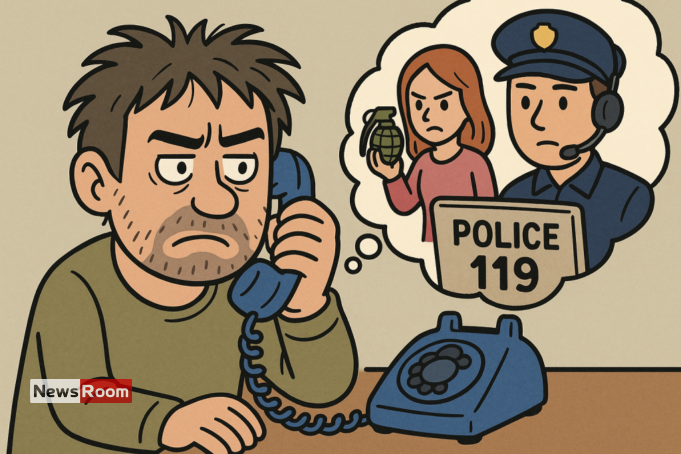 News Room : Husband’s Spite with Wife Lands Him in Jail Over Fake 119 Tip on AKD’s Galnewa Visit