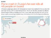News Room : Plane crash in Russia’s far east kills all 48 people on board News Room Plane crash in Russias far east kills