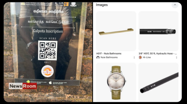 News Room : QR Code Blunder at Polonnaruwa Leaves Tourists with Watch Ads