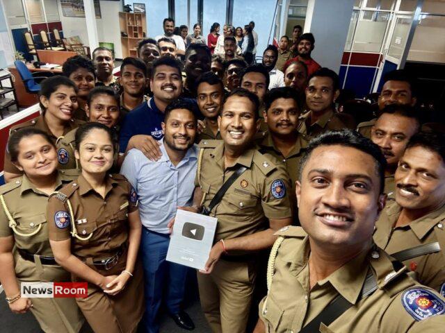 News Room : Sri Lanka Police receives YouTube Silver Play