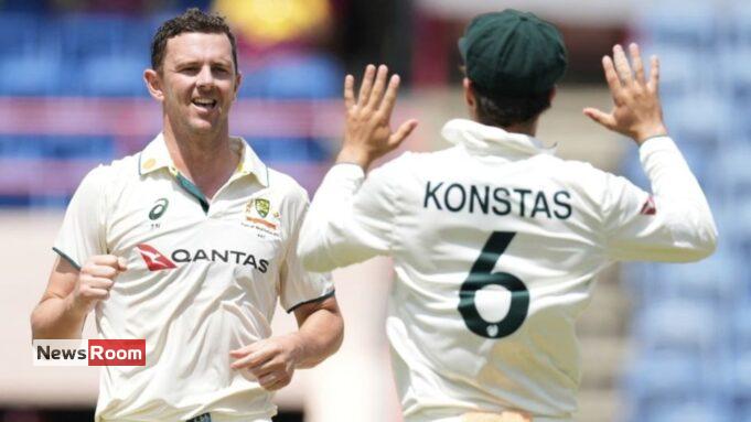 News Room : Starc, Hazlewood make quick work of West Indies to help Australia retain Frank Worrell Trophy
