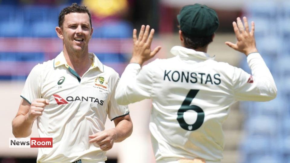 News Room : Starc, Hazlewood make quick work of West