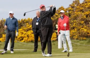 News Room : Tee time with Trump – striking balls and deals over 18 holes News Room Tee time with Trump – striking balls.webp