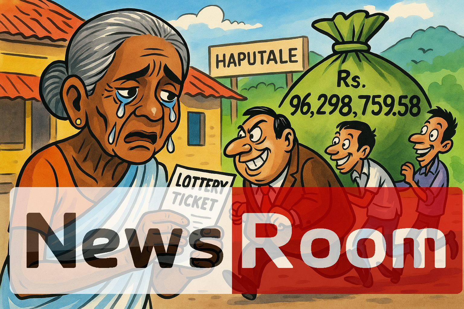 News Room : Elderly Woman’s Rs. 96 Million Lottery Win