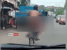 News Room : Naked Man Rides Bicycle Through Kandana, Police Investigating