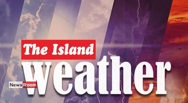 News Room Showers expected in Sabaragamuwa Western North western and