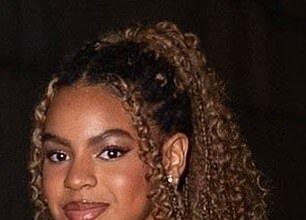 News Room : Beyonce’s girl Blue Ivy, 13, looks just like her famous mom as she supports grandma Tina Knowles at Angel Ball News Room Beyonces girl Blue Ivy 13 looks just