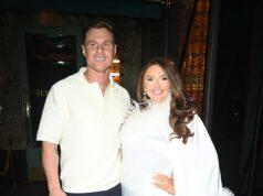 News Room : Charlotte Dawson and fiancé Matthew Sarsfield look happier than ever as they celebrate her birthday with Tulisa and friends – one year after sexting scandal left relationship ‘strained’