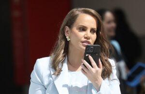 News Room : Jelena Dokic looks glamorous as she jets out of Sydney Airport after revealing her wedding plans