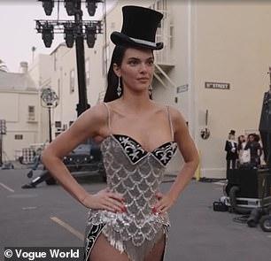News Room : Kendall Jenner goes full showgirl glam in
