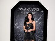 News Room : Kylie Jenner flashes major cleavage in glitzy Swarovski look News Room Kylie Jenner flashes major cleavage in glitzy