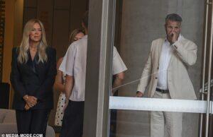 News Room : Samantha Armytage and Barry ‘Bear’ Myrden appear to avoid being photographed together as they do the media rounds for the launch of The Golden Bachelor