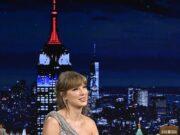 News Room : Taylor Swift puts on a VERY leggy display in silver mini dress during appearance on Jimmy Fallon show News Room Taylor Swift puts on a VERY leggy
