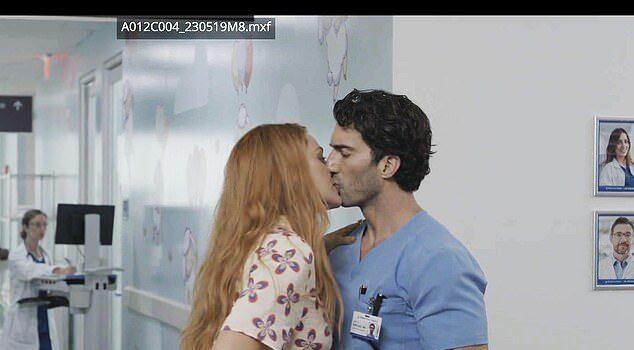 News Room Justin Baldoni says Blake Lively improvised kiss