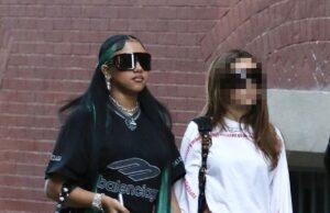 News Room Kim Kardashians daughter North West wears huge