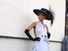 News Room : Real Housewives of Beverly Hills star Dorit Kemsley steals the show in backless frock at Oaks Day as AFL WAG Jessie Murphy shows off her cleavage in lace lilac gown News Room Real Housewives of Beverly Hills star Dorit