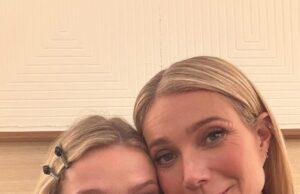 News Room Gwyneth Paltrow poses with lookalike daughter Apple