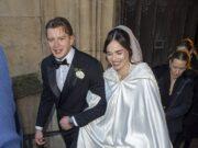 News Room : Holly Ramsay looked radiant in her billowing ivory gown… but as the wedding party was buffeted by the freezing wind, an even icier text was winging its way to her groom Adam Peaty News Room Holly Ramsay looked radiant in her billowing