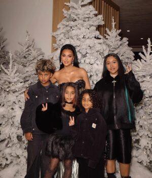 News Room Kim Kardashian shares rare portrait with all