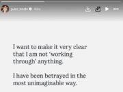 News Room Lachie Neales wife Jules breaks her silence