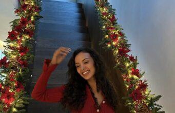 News Room Maya Jama brings sexy festive glamour in