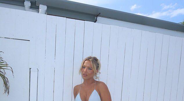 News Room : Sheer delight! Tammy Hembrow turns heads as she flaunts her enhanced cleavage in daring frock News Room Sheer delight Tammy Hembrow turns heads as