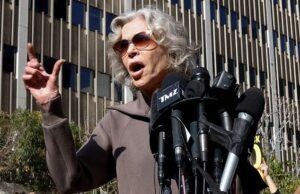 News Room Jane Fonda lashes out at Trump outside