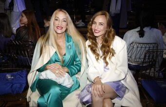 News Room : Jerry Hall, 69, joins her lookalike daughter Elizabeth Jagger, 41, at the Marc Cain show during Berlin Fashion Week News Room Jerry Hall 69 joins her lookalike daughter