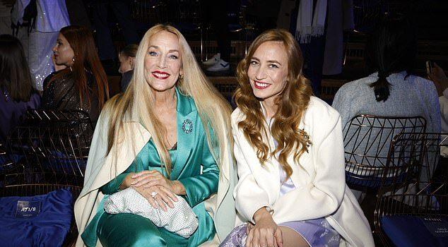 News Room Jerry Hall 69 joins her lookalike daughter