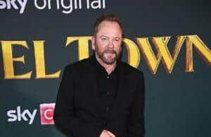News Room : Kiefer Sutherland arrested in Hollywood on suspicion of making criminal threats after rideshare altercation Elegant man in black suit at a red carpet event for a movie premiere in Sri Lanka.