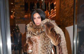 News Room Kim Kardashian stuns in dramatic fur coat