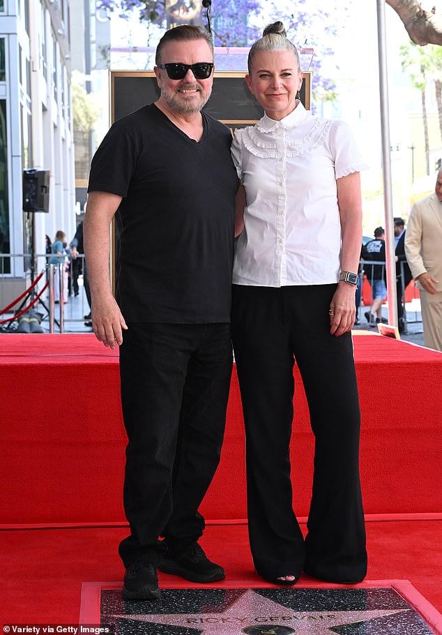 News Room : Ricky Gervais' long-term partner Jane Fallon admits