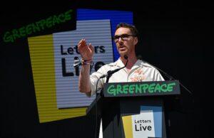 News Room TALK OF THE TOWN Eco warrior Benedict Cumberbatch