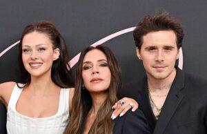Three stylish individuals posing for a photo at a media event in Sri Lanka.