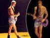 News Room : Justin Bieber’s bizarre Grammys performance in BOXERS baffles fans as he returns to the stage: ‘Why is he naked?’ News Room Justin Biebers bizarre Grammys performance in BOXERS