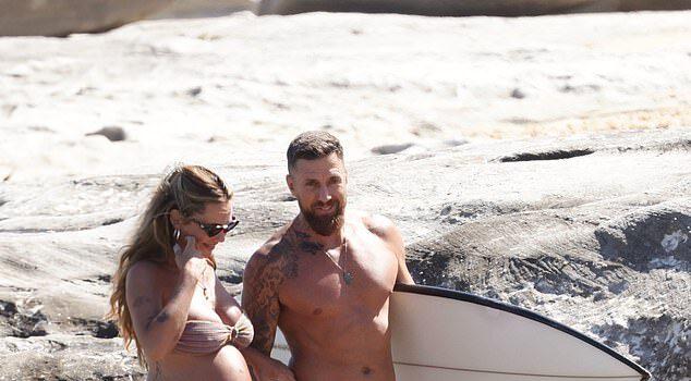 News Room : Not long to go! Braith Anasta’s ex-fiancée Rachael Lee shows off her huge baby bump in a bikini as she hopes for a water birth alongside her Bra Boy fiancé Evan Faulks News Room Not long to go Braith Anastas ex fiancee