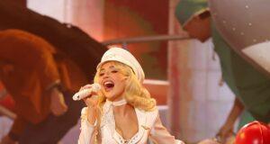 News Room : Sabrina Carpenter gets censored in racy flight attendant look while singing Barry Keoghan diss track at Grammys