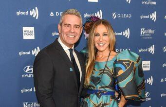 News Room Sarah Jessica Parker and Andy Cohen SLAM