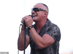 News Room : Shannon Noll doesn’t look like this anymore! Australian Idol star shows off freshly shorn head as he entertains A-League fans in Newcastle