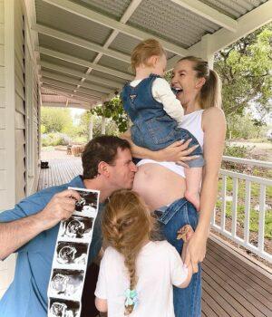 News Room : Baby joy! Sunrise star Sam Mac reveals he is expecting his third child with fiancée Rebecca James – and takes a cheeky dig at Kyle and Jackie O during announcement News Room Baby joy Sunrise star Sam Mac reveals