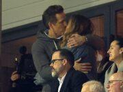 News Room Blake Lively plants passionate kiss on Ryan
